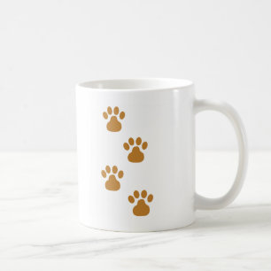 Tatzen-Druck-Tasse Kaffeetasse