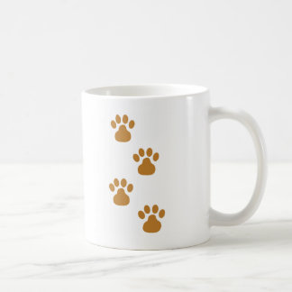 Tatzen-Druck-Tasse Kaffeetasse