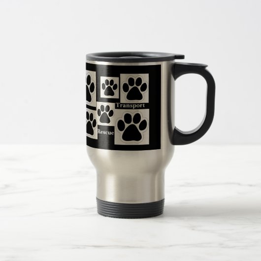 Tatzen-Druck-Tasse Reisebecher (Rechts)