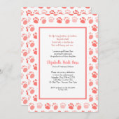 Tatzen-Druck-VeterinärschulAbschluss lädt ein Einladung (Vorne/Hinten)