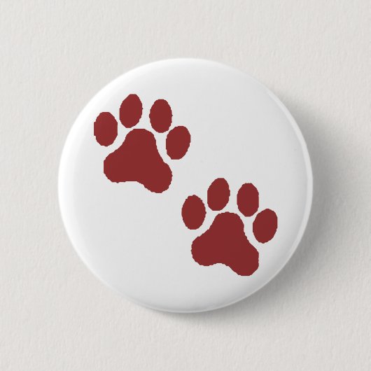 Tatzen-Drucke Button (Vorderseite)