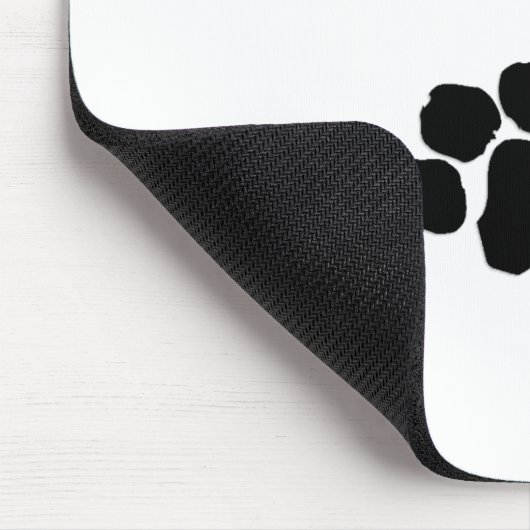 Tatzen-Drucke Mousepad (Ecke)