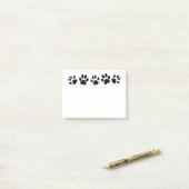 Tatzen-Drucke Post-it Klebezettel (Auf Schreibtisch)