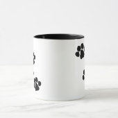 Tatzen-Drucke Tasse (Zentrum)