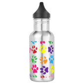 Tatzen-Drucke Trinkflasche (Links)