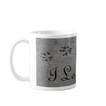 Tatzen-Drucke und Foto