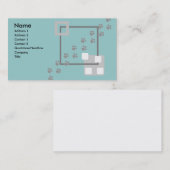 Tatzen-Drucke Visitenkarte (Vorne/Hinten)