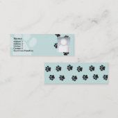 Tatzen - dünn mini visitenkarte (Vorne/Hinten)