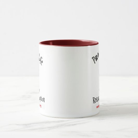 Tatzen für Leben-Tasse Tasse (Zentrum)