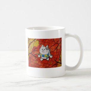 Tatzen-hier Tasse "das letzte Blatt "