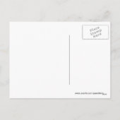 Tatzen-hier Weihnachtsbaum-Postkarte Feiertagspostkarte (Rückseite)