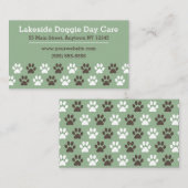Tatzen-Hündchen-Tagesbetreuung Visitenkarte (Vorne/Hinten)