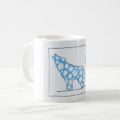 TATZEN-LANDSCHAFT DES HIMMEL-WOLF-EINER durch Ruth Kaffeetasse (Vorderseite Links)