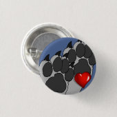 Tatzen-Liebhaber Button (Vorne & Hinten)
