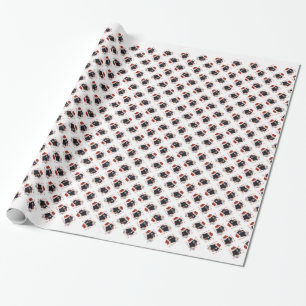 Tatzen Neufundlands (landseer) Sankt Geschenkpapier