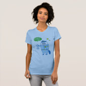 Tatzen oben! Goma ist Pawsome Pawlice T-Shirt (Vorne ganz)