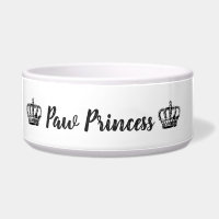 Tatzen-Prinzessin Food/Wasser-Haustier-Schüssel