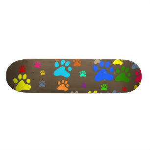 Tatzen-Tapete Skateboard