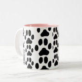Tatzen-Tasse Zweifarbige Tasse (Vorderseite Links)