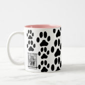 Tatzen-Tasse Zweifarbige Tasse (Links)