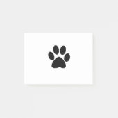 Tatzen-Tatzen-Druck Post-it Klebezettel (Vorderseite)