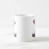 Tatzen und geben Dank Kaffeetasse (Mittel)