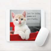 Tatzen und geben Dank mousepad (Mit Mouse)
