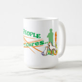 Tatzen zur Leute-Tasse Kaffeetasse (VorderseiteRechts)