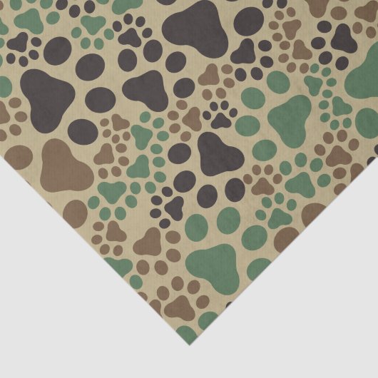 Tatzenauflagetarnung Seidenpapier (Ausschnitt)