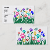 Tatzendruck-Garten-Visitenkarte Visitenkarte (Vorne/Hinten)