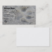 Tatzendruck-Haustier-Visitenkarte Visitenkarte (Vorne/Hinten)