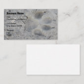 Tatzendruck-Haustier-Visitenkarte Visitenkarte (Vorne/Hinten)