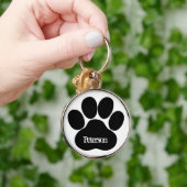 Tatzenmonogramm Schlüsselanhänger (Hand)