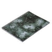 Tau auf Glas Notizblock (Linke Seite)