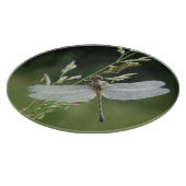 Tau bedeckte Darner Libelle Schneidebrett (Ecke)