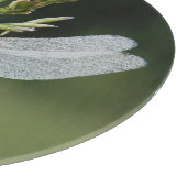 Tau bedeckte Darner Libelle Schneidebrett (Ecke)