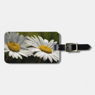 Tau Bejeweled Ochsenauge-Gänseblümchen-Wildblumen Gepäckanhänger