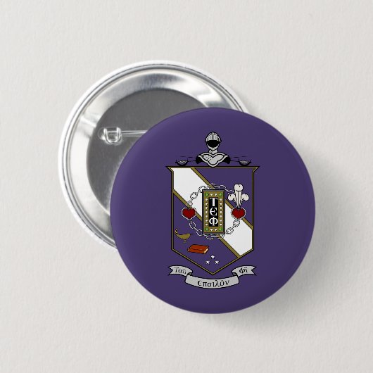 Tau Epsilon Phi Tau Wappen Button (Vorne & Hinten)