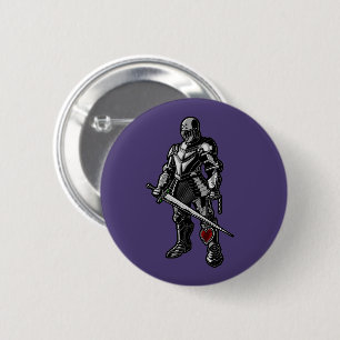Tau Epsilon Phi-Verbrüderungsritter in Rüstung Button