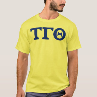 Tau Gamma Theta Letters T - Shirt - Gelb