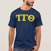 Tau Gamma Theta Letters T - Shirt - Marine