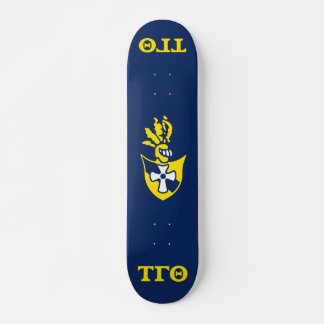 Tau Gamma Theta Skateboard - Marine mit Wappen