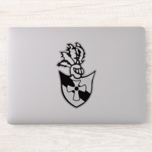 Tau Gamma Theta Vinyl Sticker - Schwarzes Wappen