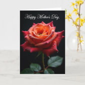 Tau geküsste Mütter Karte (Gelbe Blume)