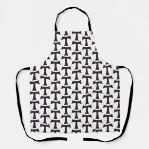 Tau-Kreuz Franziskanisches Glaubenssymbol Kunst Schürze