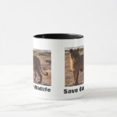 Tau Rette unsere Tierwelt Tasse (Zentrum)