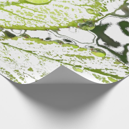 Tau-Tropfen Geschenkpapier (Ecke)