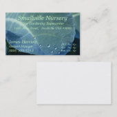 Tau-Tropfen Visitenkarte (Vorne/Hinten)