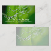 Tau-Tropfen Visitenkarte (Vorne/Hinten)