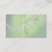 Tau-Tropfen Visitenkarte (Rückseite)